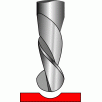 Point 6mm / cutting edge 22 mm / total lenght 44 mm