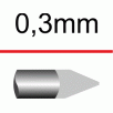 0.3 mm
