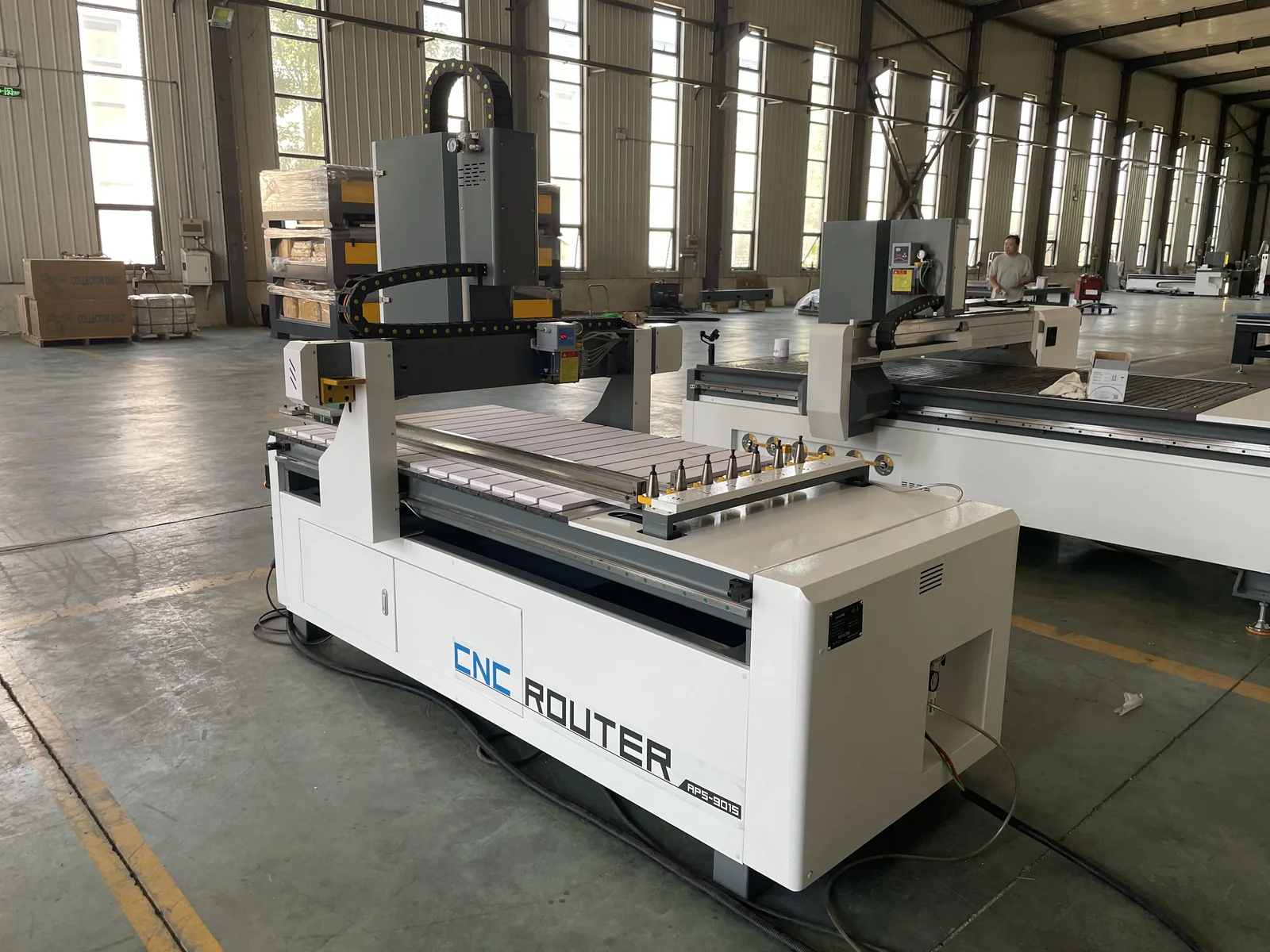 APS компактен ATC CNC рутер – снимка 7
