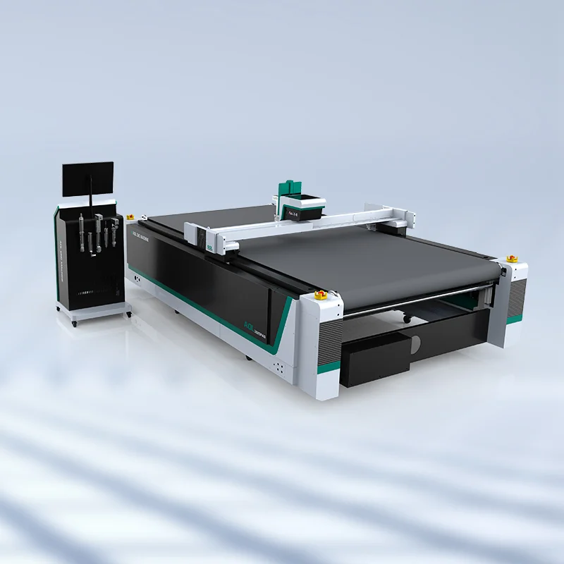 Решение за рязане с осцилиращ нож с CNC за печатен килим – снимка 3