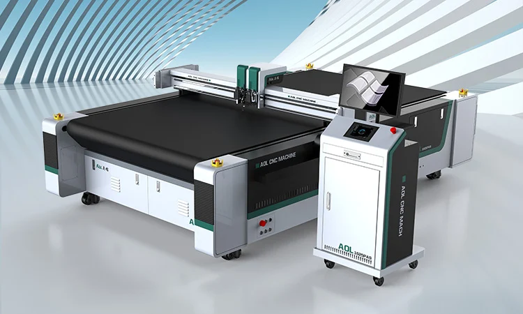 CNC машина за рязане на ленени тъкани