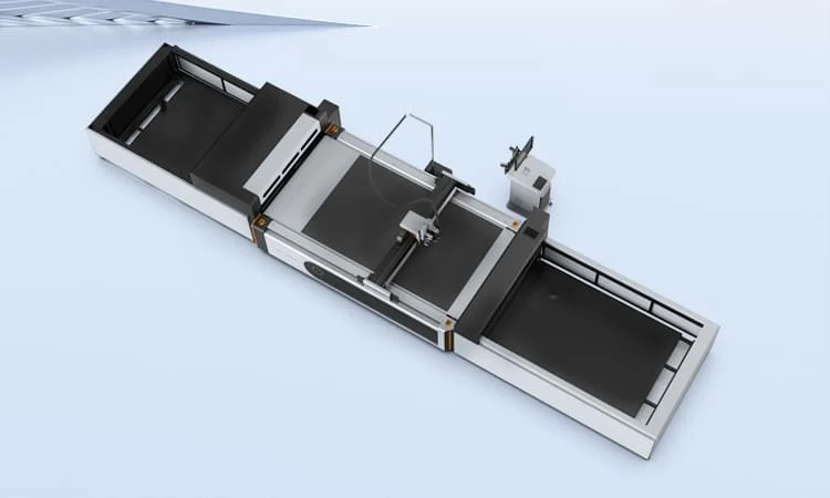 CNC машина за рязане на гранулирано кадифе